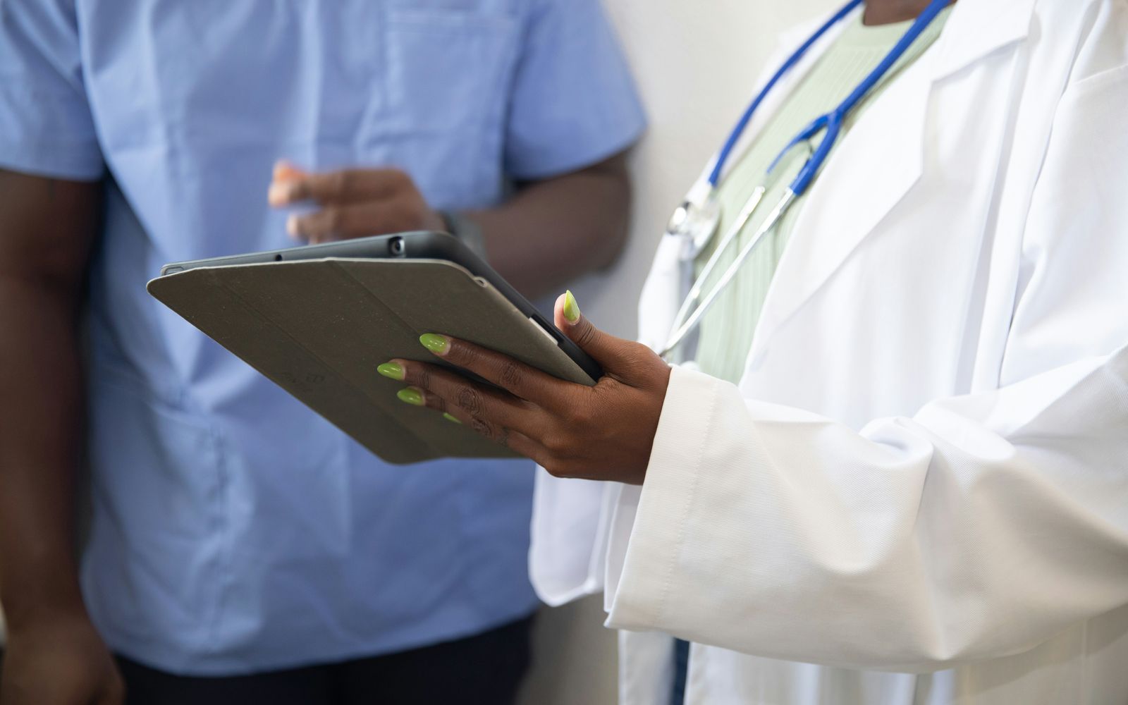 Doctor consulting a patient