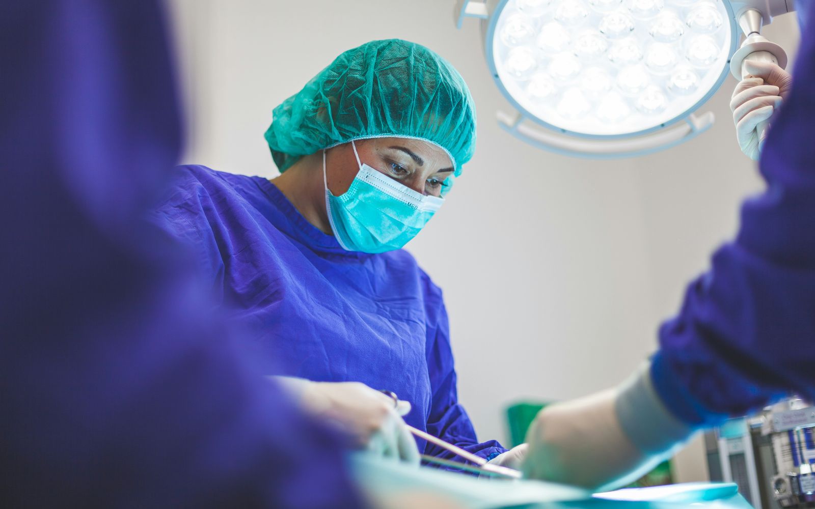 Clinical team at work